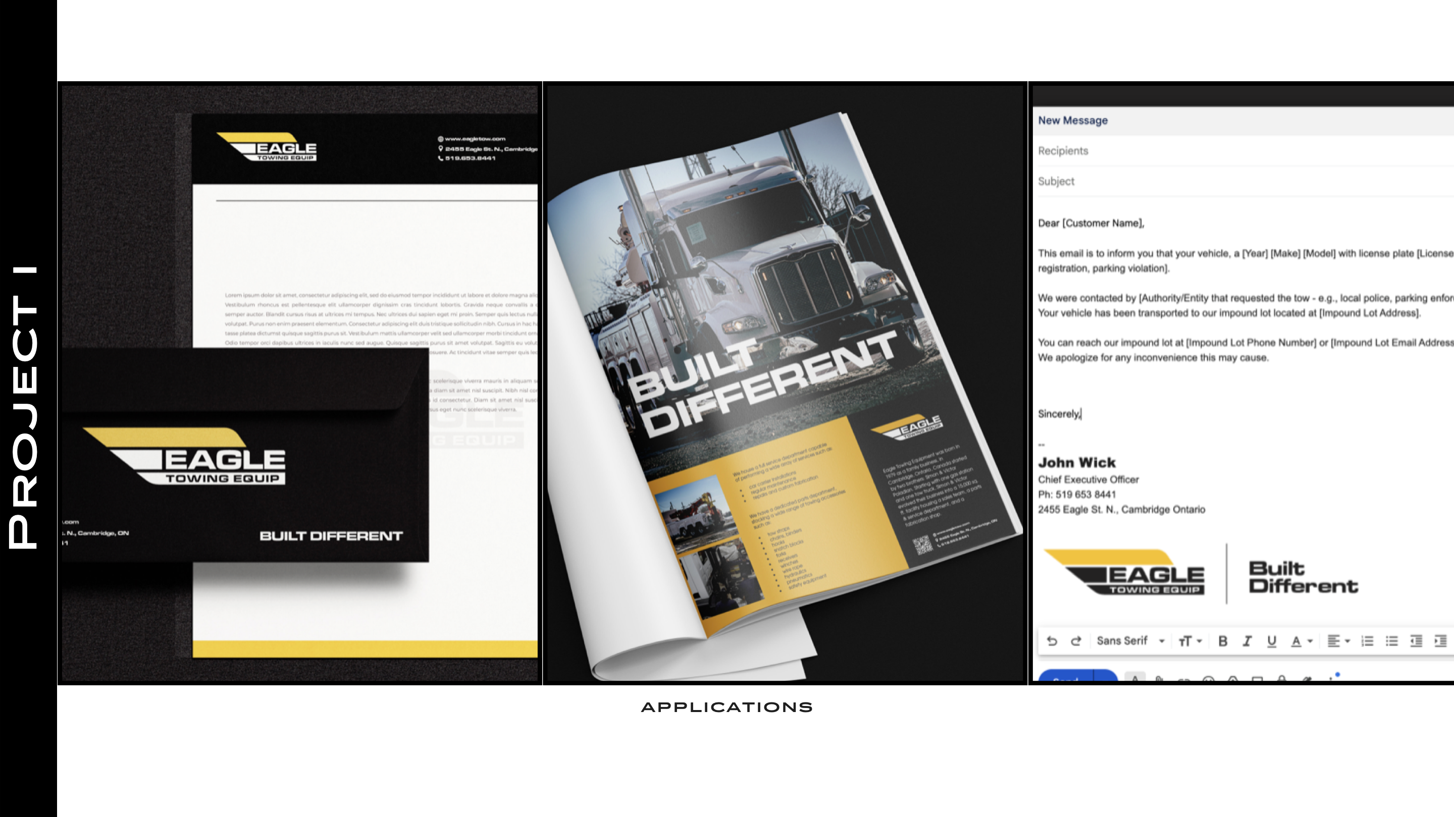 Eagle Towing Equipment Brand Applications