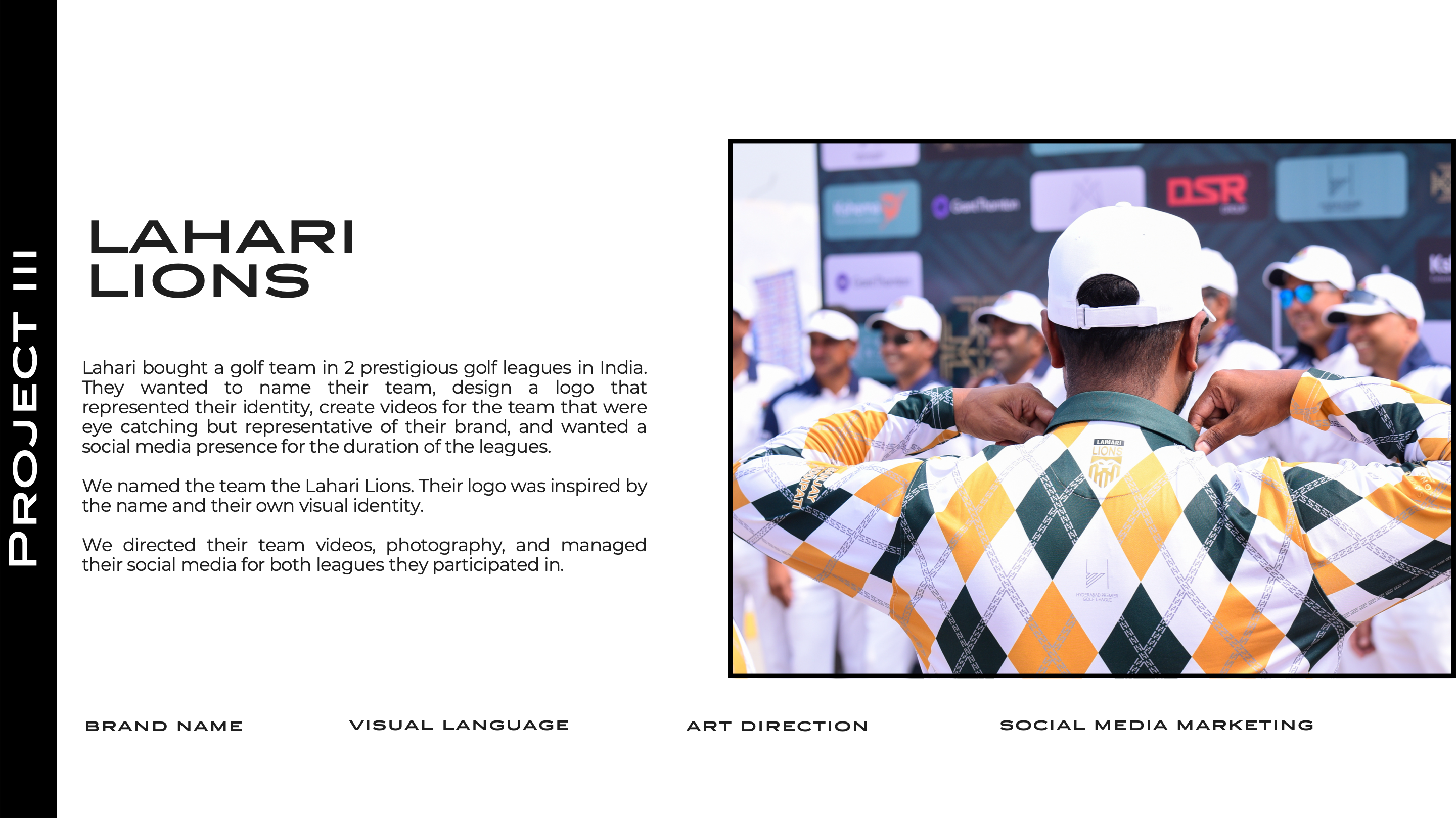 Lahari Lions Project Overview Slide