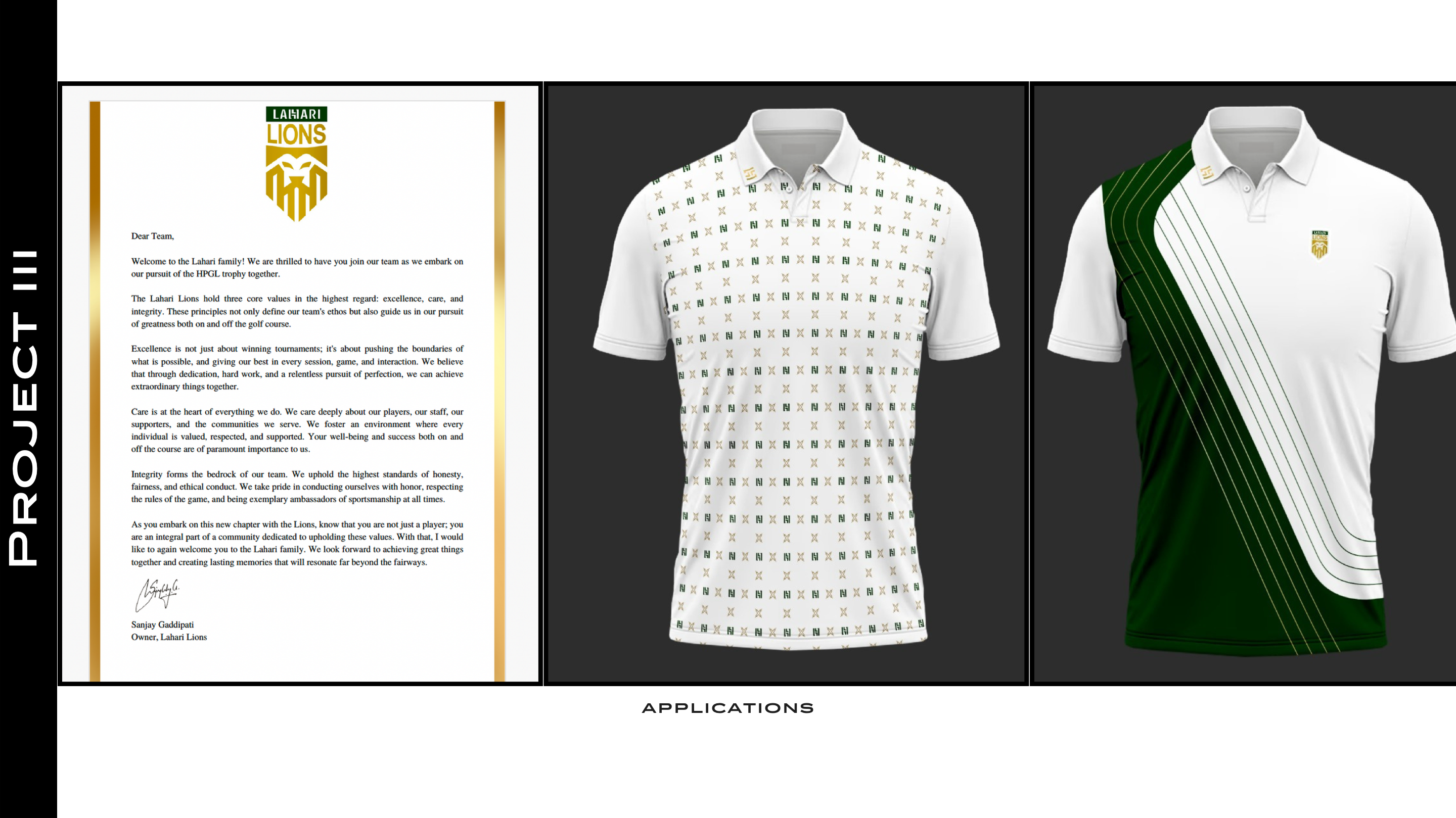 Lahari Lions Athletic Brand Applications