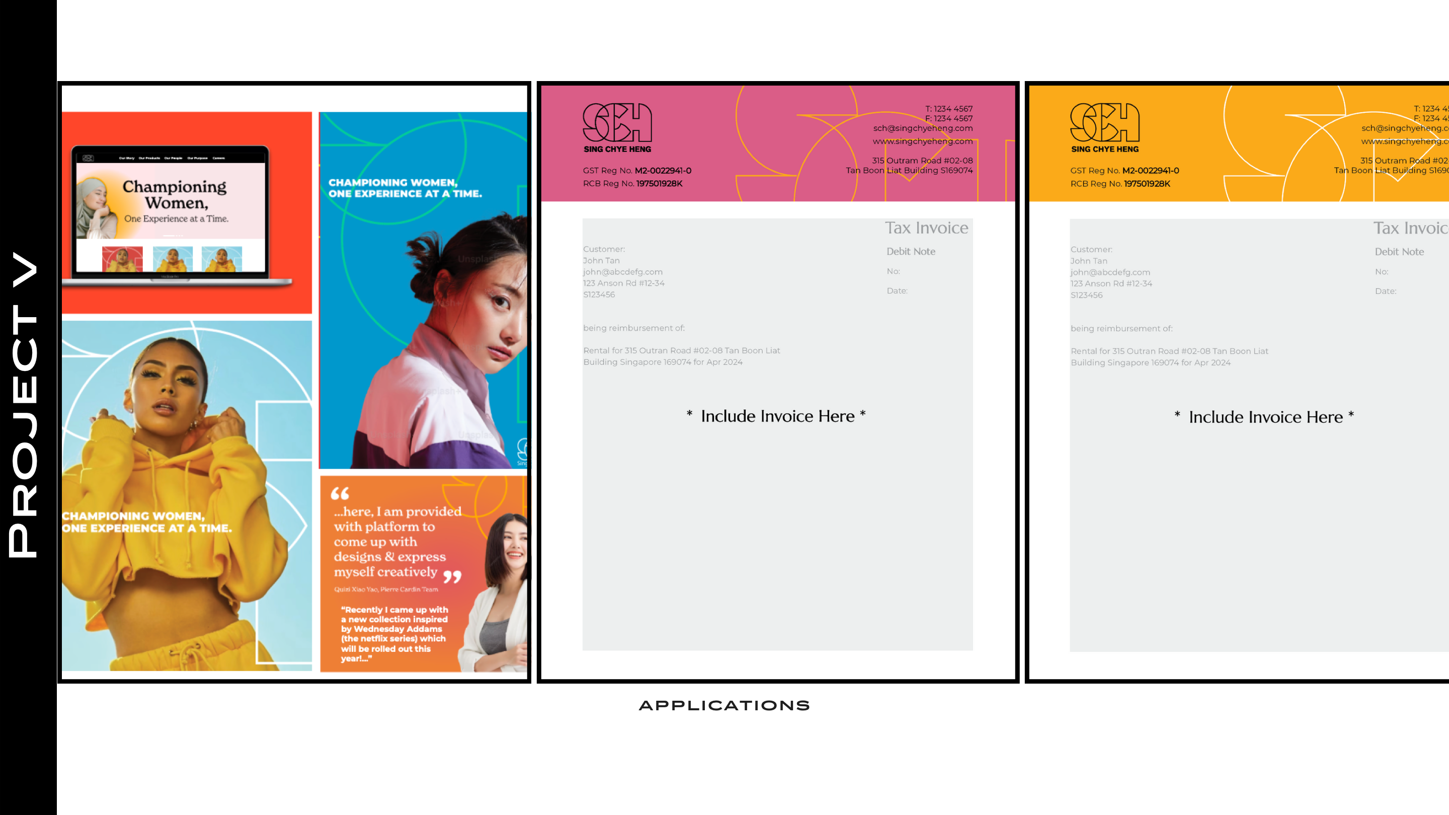 Sing Chye Heng Brand Applications